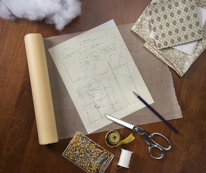 Bienfang Sketching & Tracing Paper Roll, Canary Yellow, 24 Inches x 50 Yards, Large - for Drawing, Trace, Sketch, Craft, Sewing Pattern
