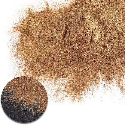 Ceya Chameleon Mica Powder, 1.8oz/ 50g Peach Sunset Chrome Nail Powder, Cosmetic Grade Pearlescent Effect Color Shift Pigment for Epoxy Resin, Makeup, Nail Polish, Soap Dye, Candle Making, Craft