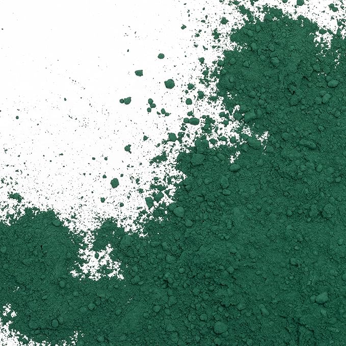 GOODTAKE Concrete Pigment, Green Iron Oxide Pigment Powder, Concrete Cement Dye Color Pigment for Pastel Tile Paint Concrete Cement Mortar Grout (Green, 8 oz)
