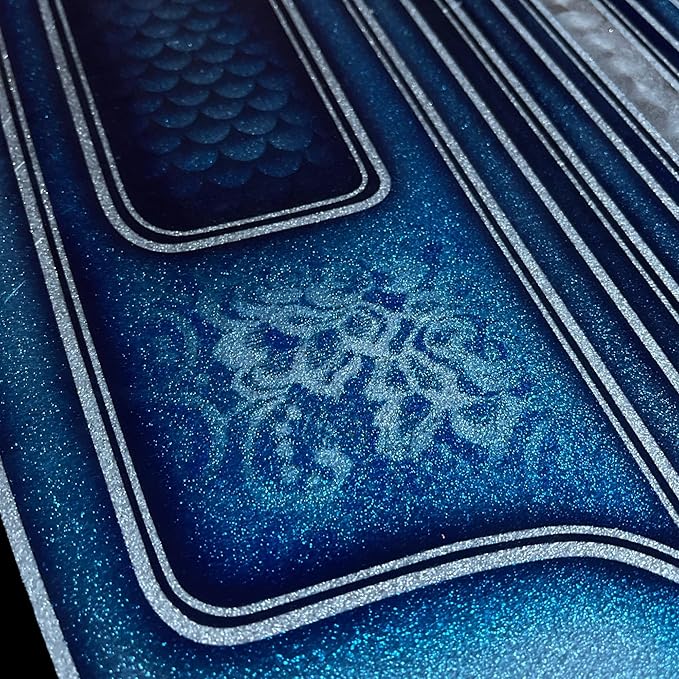 LiME LiNE Sprayable Metal Flake Paint Additive: Solvent Resistant Glitter for Automotive Custom Painting (Sky Blue)