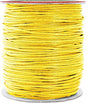 Mandala Crafts 1.5mm 109 Yards Yellow Cotton Waxed Cord for Jewelry Making Bracelet Cord Waxed String - Beading String Thread Jewelry Cords for Necklaces String