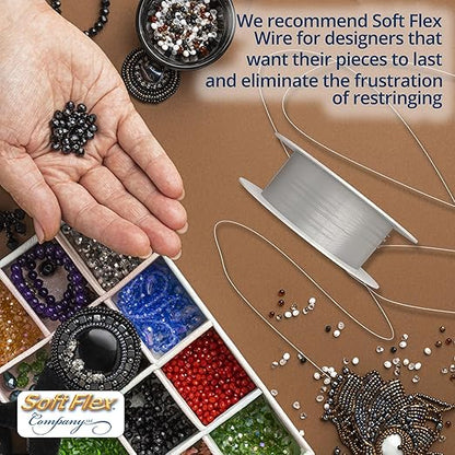Soft Flex 21 Strand Beading Wire - Fine 0.14 Diameter - 100 Feet Design Wire