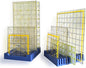Storage Rack for Quilting Rulers, 12 Slot Ruler Holder Organizer and Storage (2-Pack)