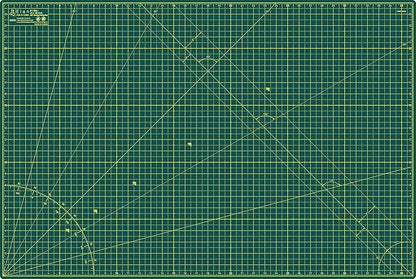 Elan Cutting Mat A1 Green, Large Self Healing Cutting Mat 24 x 36 Inch, 5-Ply Craft Board Green, Hobby Board for Crafts 24x36 Inch