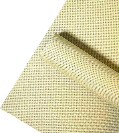 2 Sheets of Tan 11 Count Aida Cloth – 21 x 21 Inch Pre-Cut Fabric Squares – Cross Stitch Fabric – 100% Cotton – Ideal for Needlework & Embroidery – The Knotty Unicorn