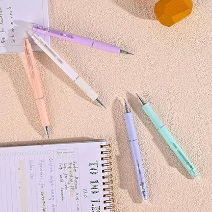 Temiary 10 Pcs Retractable Erasable Gel Pens, Fine Point 0.5 mm, Make Mistakes Disappear, Smooth Writing Gel Pen with Eraser for Journaling Note Taking Marking Planner Crossword Puzzles (Black Ink)