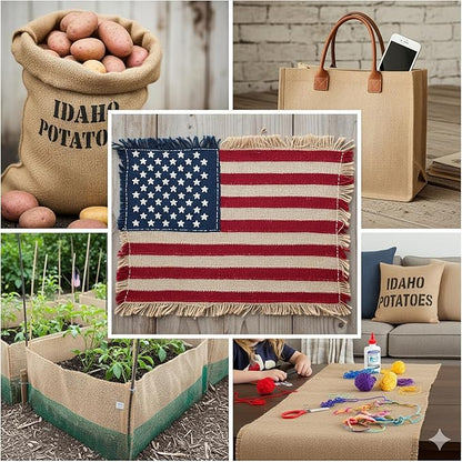 36-Inch Wide x 150 feet Long, Burlap Fabric Roll | 36" by 50 Yards | Non- Fraying| Wide and Tightly Woven | Outdoor Wedding Aisle Runners roll