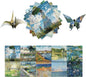 Origami Paper Kit 50 Sheets 6 Inch Square Double Sided Color 10 Vivid Colors for Hand Crafts Origami Paper Arts Creativity.Monet