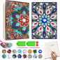 Micaracy Craft Kits for Kids Age 6-8-9-10, Presents for 5 7 11 12 Year Old Girls Notebook Diamond Art Painting Kit Arts and Crafts for Kids Toys for 5-10 Year Old Girl Gifts Diary (2 pcs)