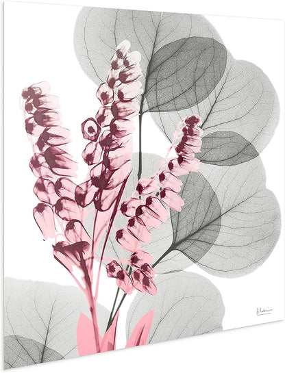 Empire Art Direct Frameless Free Floating Tempered Glass Panel Graphic Wall Art Ready to Hang, 24" x 24", Eucalyptus Bush 2