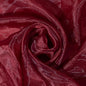 Fynite Sheer Organza Fabric | 10 Yards Long | 44" Wide | Bridal Solid Sheer Organza Bolt for Wedding Dress Fashion Craft Decorations - Burgundy