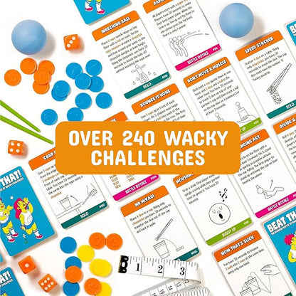 Gutter Games Beat That! Game and Household Objects Expansion Combo Pack [Family Party Game for Kids & Adults]