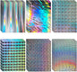24 Sheets Holographic Cardstock 8.5 x 11in, 250gsm/92lb 6 Mixed Styles Metallic Cardstock Shiny Iridescent Mirror Paper Thick Foil Board for Scrapbook,Card Making,Crafts,Party Decoration (Multicolor)