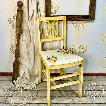 Dixie Belle Paint Company Chalk Finish Furniture Paint - Rebel Yell-ow (4oz) - Matte Vintage Yellow Chic Chalk Mineral DIY Furniture Paint