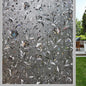 LEMON CLOUD Window Film, Decorative Window Privacy Film, Window Film Privacy Static Cling Frosted, Anti-UV Sun Blocker Heat Control for Home(Grayish Black, 29.5 x 157.4 inches