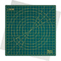 The Quilted Bear Rotating Cutting Mat 18" x 18" - Square 360° Rotating Self Healing Mat with Innovative Locking Mechanism for Quilting & Sewing Your Choice of Colours Available! (Green)