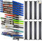 Funturbo Video Game Storage Wall Mount Game Case Holder, Metal Wall Mounted Media Storage Shelves for PS, Xbox, Switch Game Organizer (8-Pack)