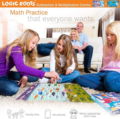 Two Math Games - Learn Addition, Subtraction, and Multiplication Table | Educational Games for Kids 5 and Up