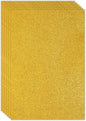 PATIKIL 2mm(1/10") Thick Non Adhesive Glitter Foam Sheet 16x24inch(40x60cm) Gold Tone, EVA Shiny Foam Board for Craft, 6 Pcs