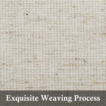 Aida Cloth Big Size 18 Count, Light Oatmeal Cross Stitch Fabric, 59 inch by 36 inch (59 inch by 1 Yard)
