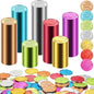 Jerify 500 Pcs I was Caught Being Good Coins for Kids Behavior Tokens Laugh Face Plastic Reward Colored Pretend Coin Carnival Halloween Party Counting (Crown)