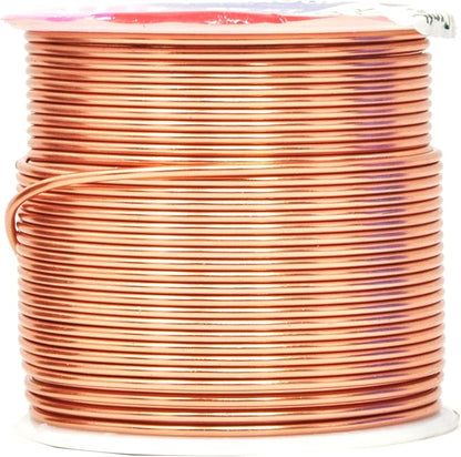 Mandala Crafts 16 Gauge Anodized Aluminum Craft Wire for Jewelry Making – 390 FT Colored Flexible Silver Copper True Blue Brown Red Kelly Green Wire - Bendable for Bonsai Armature Crafting Sculpting