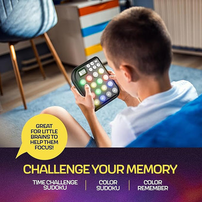 Croove Brain Teasers & Memory Game, 6 Fun Games for Kids, Cool Stocking Stuffers Toys, Unique for Teens, Best Activities for Boy, Gift Ideas for Boys & Girls Ages 6-8 9 10 11+ Year Old