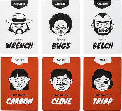 Stellar Factory Card Assassins: A Party Game Without Safe Words