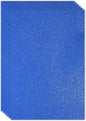 PATIKIL 2mm(1/10") Thick Non Adhesive Glitter Foam Sheet 16x24inch(40x60cm) Dark Blue, EVA Shiny Foam Board for Craft, 6 Pcs