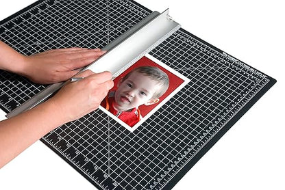 Dahle Vantage 10674 Premium Self-Healing Cutting Mat, 36"x48", 1/2" Grid, 5 Layers for Max Healing, Perfect for Crafts & Sewing, Black