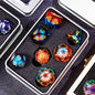 Gradual Magic Red Moon Liquid Core DND Dice Sets for Role Playing Games, Unique RPG Dungeon and Dragons Dice Set with Gift Box, Mystery Liquid Core D&D Dice Set for Gift