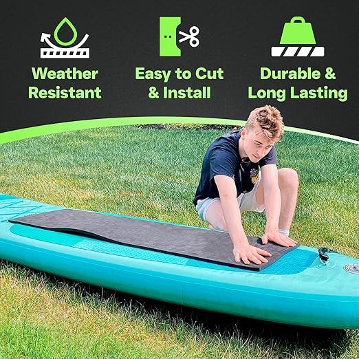 XCEL Marine Foam Roll with Self Adhesive Gray, 54" x 12" x 1/4" Closed Cell Foam Rubber Water Resistant Padding Sheet - Home, Marine, Garage, Auto Insulation & Cosplay (Gray, 54" x 12" x 1/4")