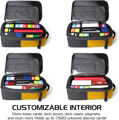 ENHANCE MTG Backpack TCG Card Storage - TCG Backpack for Deck Boxes, Sleeved Cards, Playmats, MTG Accessories