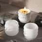 Cylinder Molds Silicone Wave Spiral Candle Mold - Silicone Resin Casting Molds for Candle & Resin & Soap Craft Supplies (xre-bottle-3912)