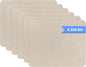 Azobur Sofa Repair Patch, 6 Piece Microfiber Patches, Self Adhesive Fabric Patch Repair, Luxurious Look, Quick Fix Sofa (Beige)
