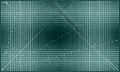 Elan Cutting Mat 36x60 Green, Extra Large Self Healing Cutting Mat 36 x 60 Inch, 5-Ply Craft Board Green, Hobby Board for Sewing and Quilting
