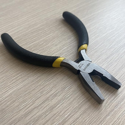 BOOSDEN Mini Lineman's Pliers, 5 Pack, 5 Inch High Leverage Cutting Pliers, Side Cutter for Electrician Work or Jewelry Making