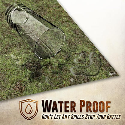Battle Game Mat for DND - [48" x 72"] Wargaming Tabletop Map - Gaming Board for Warhammer 40k, Dungeons and Dragons, Wargame RPG - Vinyl Gaming Jungle Terrain