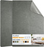 Azobur Couch Patch Repair Fabric,Microfiber Fabric, Self-Adhesive, for Sofa Repair and Upholstery, 2 Pieces, 9.5 x 11 inches (Gray)
