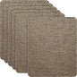 Azobur Coarse Linen Repair Patches, 6 Piece Self-Adhesive Linen Fabric Patches, Multi Color, Can be Used for Linen Sofa Repair and Linen Clothes Repair, Quick Fix Sofa.(Brown)
