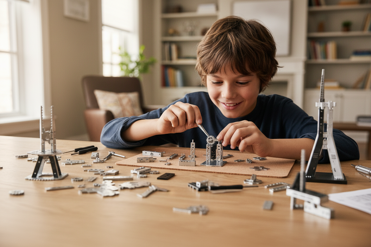 "I bought the Master Model Builder Set for my son, and he hasn’t stopped building since! The quality of the pieces and tools is excellent. Shipping was fast and packaging perfect." – Daniel K. (make it real photo)