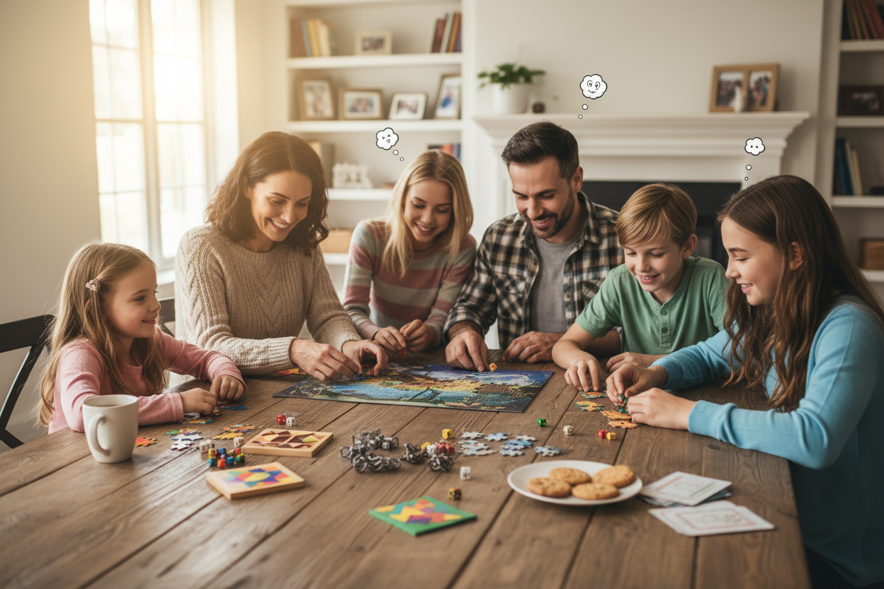 "The Ultimate Puzzle & Brain Teaser Collection is a hit in our family! Challenging, fun, and engaging for all ages. Great variety of puzzles and excellent quality. We love it!" – Jessica L. (make it real photo)